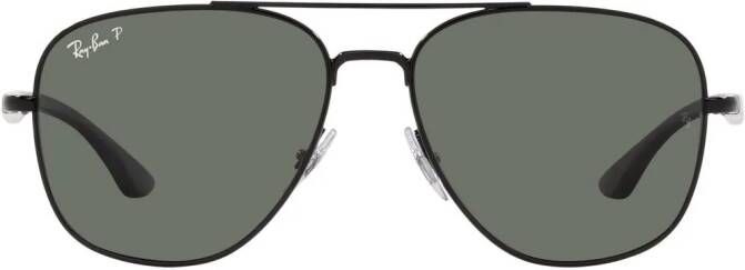 Ray-Ban Zonnebril met vierkant montuur Zwart