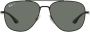 Ray-Ban Zonnebril met vierkant montuur Zwart - Thumbnail 1