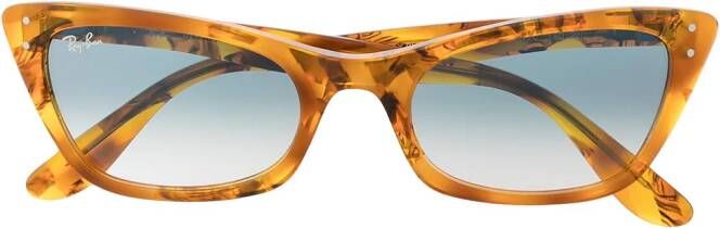 Ray-Ban Zonnebril met vierkant montuur Oranje