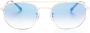Ray-Ban RB3707 zonnebril met geometrisch montuur Roze - Thumbnail 1