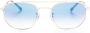 Ray-Ban RB3707 zonnebril met geometrisch montuur Roze - Thumbnail 1