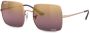 Ray-Ban Square Chromance zonnebril Goud - Thumbnail 1