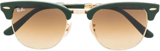 Ray-Ban Zonnebril met vierkant montuur Groen