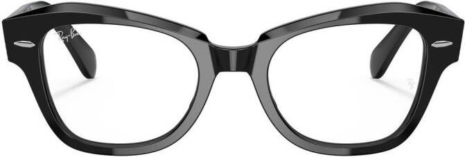 Ray-Ban State Street zonnebril met cat-eye montuur Zwart