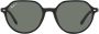 Ray-Ban Thalia zonnebril met rond montuur Zwart - Thumbnail 1