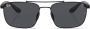 Ray-Ban Zonnebril met dubbele neusbrug Zwart - Thumbnail 1