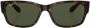 Ray-Ban Zonnebril met schildpadschild design Groen - Thumbnail 1