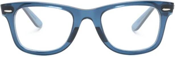 Ray-Ban Wayfarer Ease zonnebril met vierkant montuur Blauw