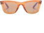 Ray-Ban Wayfarer Reverse zonnebril met vierkant montuur Oranje - Thumbnail 1