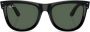 Ray-Ban Wayfarer Reverse zonnebril met vierkant montuur Zwart - Thumbnail 1
