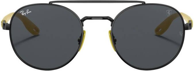 Ray-Ban x Ferrari zonnebril met rond montuur Zwart