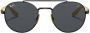 Ray-Ban Zonnebril met rond montuur Zwart - Thumbnail 1