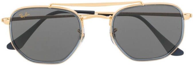 Ray-Ban Zonnebril met aviator montuur Goud