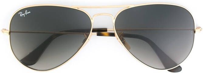 Ray-Ban zonnebril met aviator montuur Metallic