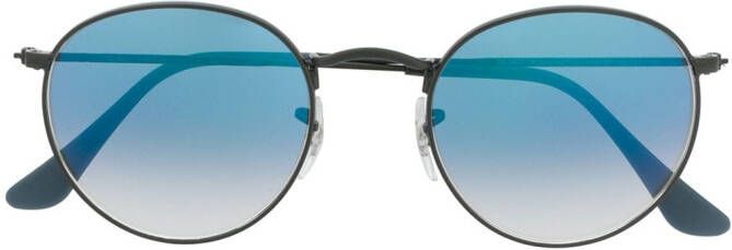 Ray-Ban Zonnebril met rond montuur Blauw