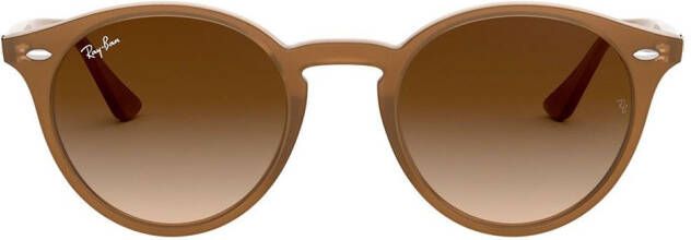 Ray-Ban Zonnebril met rond montuur Bruin