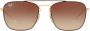Ray-Ban Zonnebril met vierkant montuur Goud - Thumbnail 1
