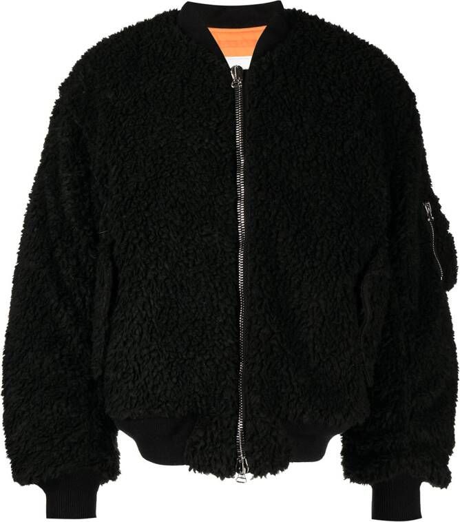 Readymade Bomberjack met rits Zwart
