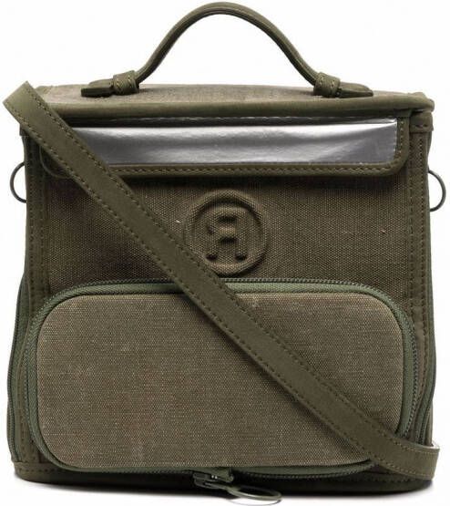 Readymade Rugzak met logo-reliëf Groen