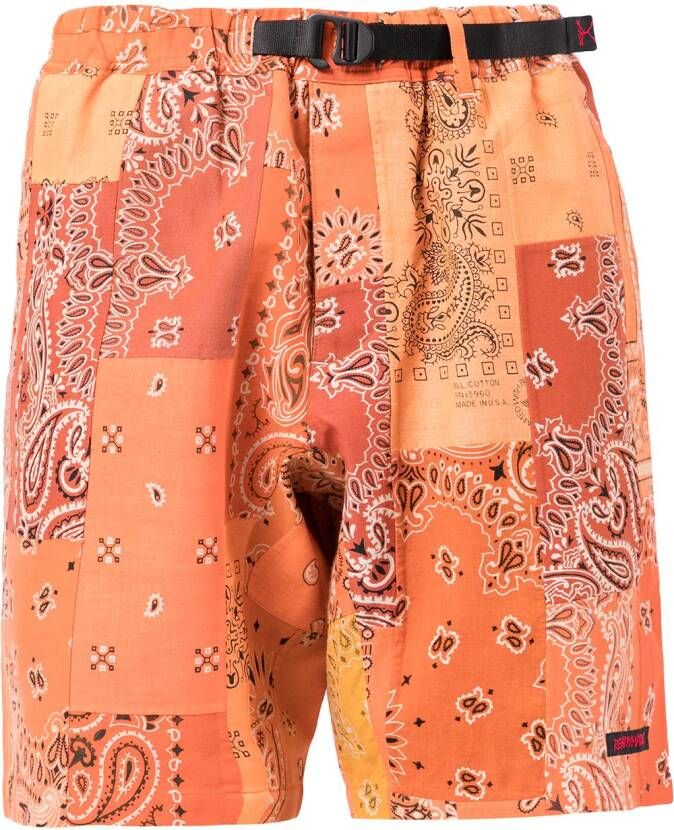 Readymade Shorts met paisley-print Oranje