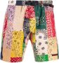 Readymade Shorts met patchwork Beige - Thumbnail 1