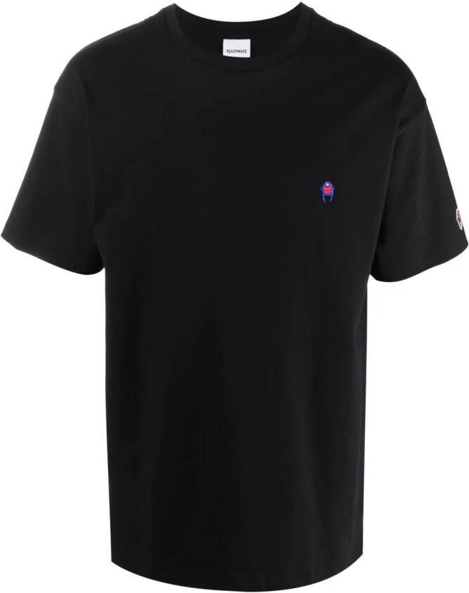 Readymade T-shirt met geborduurd logo Zwart