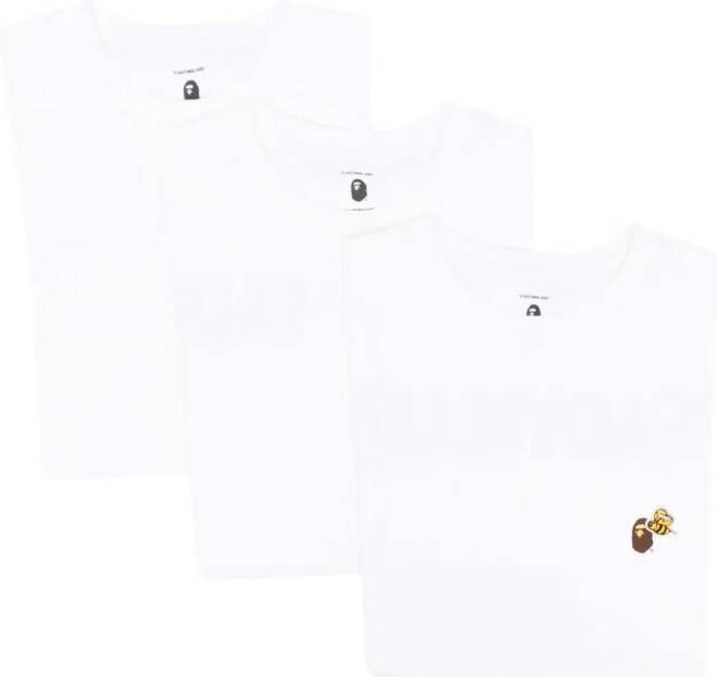 Readymade T-shirt met patch Wit