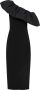 Rebecca Vallance After Hours asymmetrische midi-jurk Zwart - Thumbnail 1