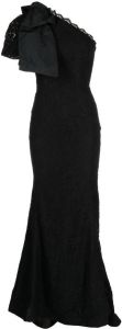 Rebecca Vallance Asymmetrische jurk Zwart