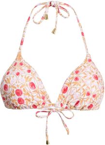 Rebecca Vallance Bikinitop met bloemenprint Wit