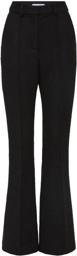Rebecca Vallance Carine tweed pantalon Zwart