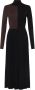 Rebecca Vallance Donna gebreide midi-jurk Zwart - Thumbnail 1
