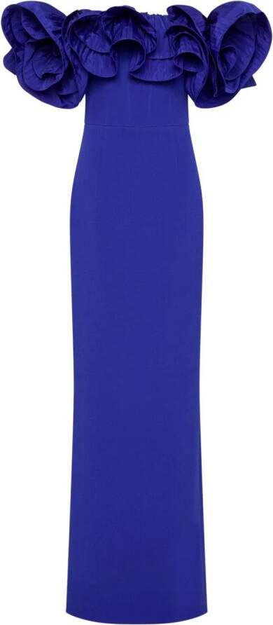 Rebecca Vallance Maxi-jurk met kralen Blauw