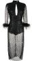 Rebecca Vallance Midi-jurk met pailletten Zwart - Thumbnail 1