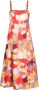 Rebecca Vallance Midi-jurk met patroon Rood - Thumbnail 1