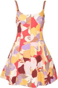 Rebecca Vallance Midi-jurk met print Veelkleurig