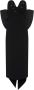 Rebecca Vallance Midi-jurk met strikdetail Zwart - Thumbnail 1
