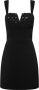Rebecca Vallance Mini-jurk met bloemenapplicatie Zwart - Thumbnail 1
