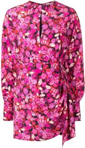 Rebecca Vallance Mini-jurk met bloemenprint Roze
