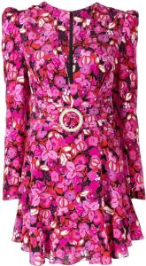 Rebecca Vallance Mini-jurk met bloemenprint Roze
