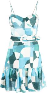 Rebecca Vallance Mini-jurk met ceintuur Blauw
