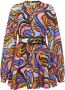 Rebecca Vallance Mini-jurk met lange mouwen Roze - Thumbnail 1