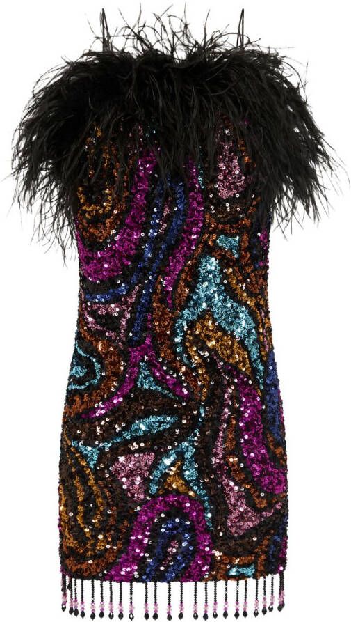 Rebecca Vallance Mini-jurk met pailletten Veelkleurig