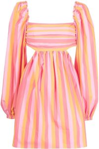 Rebecca Vallance Mini-jurk met pofmouwen Roze