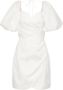 Rebecca Vallance Mini-jurk met pofmouwen Wit - Thumbnail 1