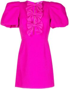Rebecca Vallance Mini-jurk met strik Roze