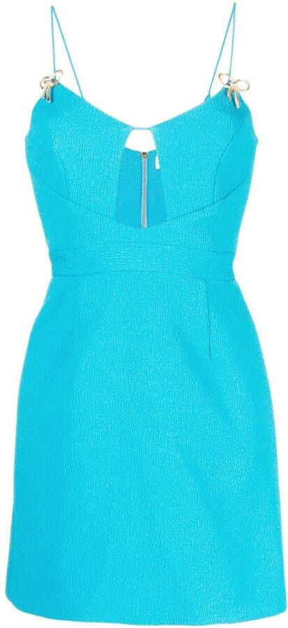 Rebecca Vallance Mini-jurk met strikdetail Blauw