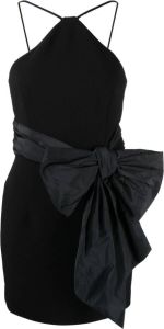 Rebecca Vallance Mini-jurk verfraaid met strik Zwart