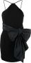 Rebecca Vallance Mini-jurk verfraaid met strik Zwart - Thumbnail 1