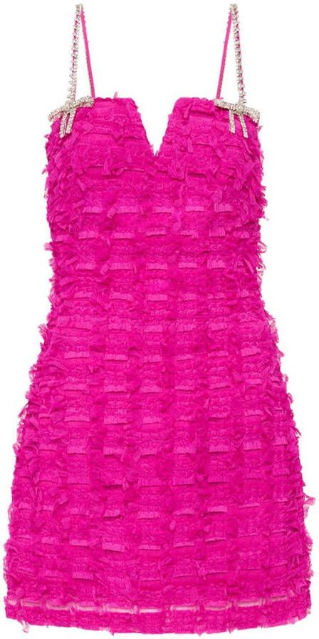Rebecca Vallance Mouwloze mini-jurk Roze